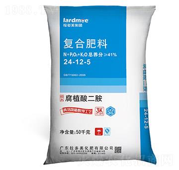 腐植酸二胺復合肥料-24-12-5（50kg）-拉多美化肥