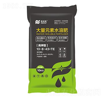 高鉀型大量元素水溶肥料13-8-43+TE-安卡夫