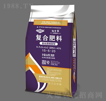 氨化腐植酸型復(fù)合肥料15-5-20-粒金黑-美凱華