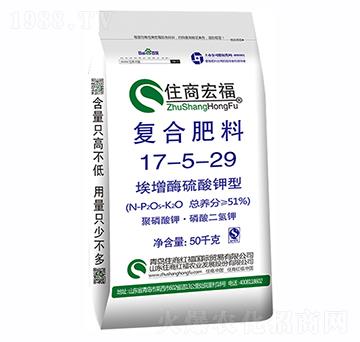 埃增酶硫酸鉀型復合肥料17-5-29-住商宏福