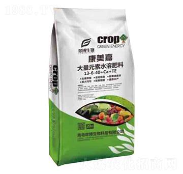 高鉀型大量元素水溶肥料13-6-40+Ca+TE-康美嘉-翠博生物