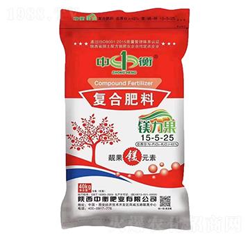 鎂力果復合肥料15-5-25（低氯）-中衡