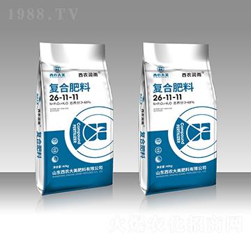 復(fù)合肥料26-11-11-西農(nóng)潤雨-西農(nóng)大美