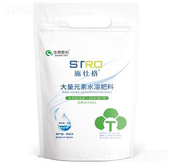 西班牙進口大量元素水溶肥15-5-30+TE-施壯格-住商肥料