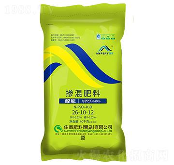 夢(mèng)豐控釋摻混肥料26-10-12-住商肥料