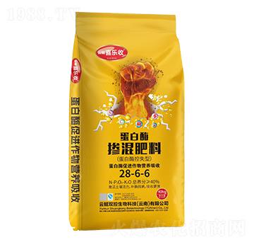 蛋白酶摻混肥料28-6-6-紅太陽