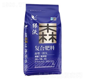 磷酸二氫鉀型復合肥料26-10-15-綠沃森