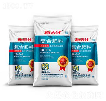 高塔造粒復(fù)合肥料28-6-6-雄天化