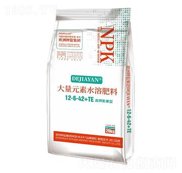 高鉀膨果型大量元素水溶肥料12-6-42+TE-德鉀鹽國(guó)際